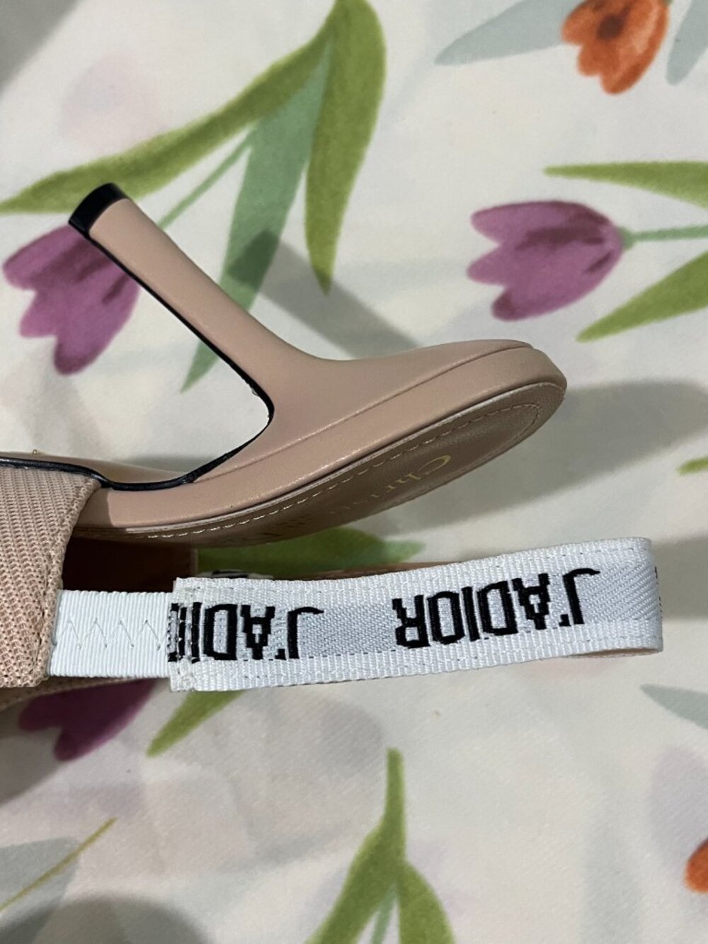 Dior J'adior Mesh Open-Back High Heels - Picture 7 of 7